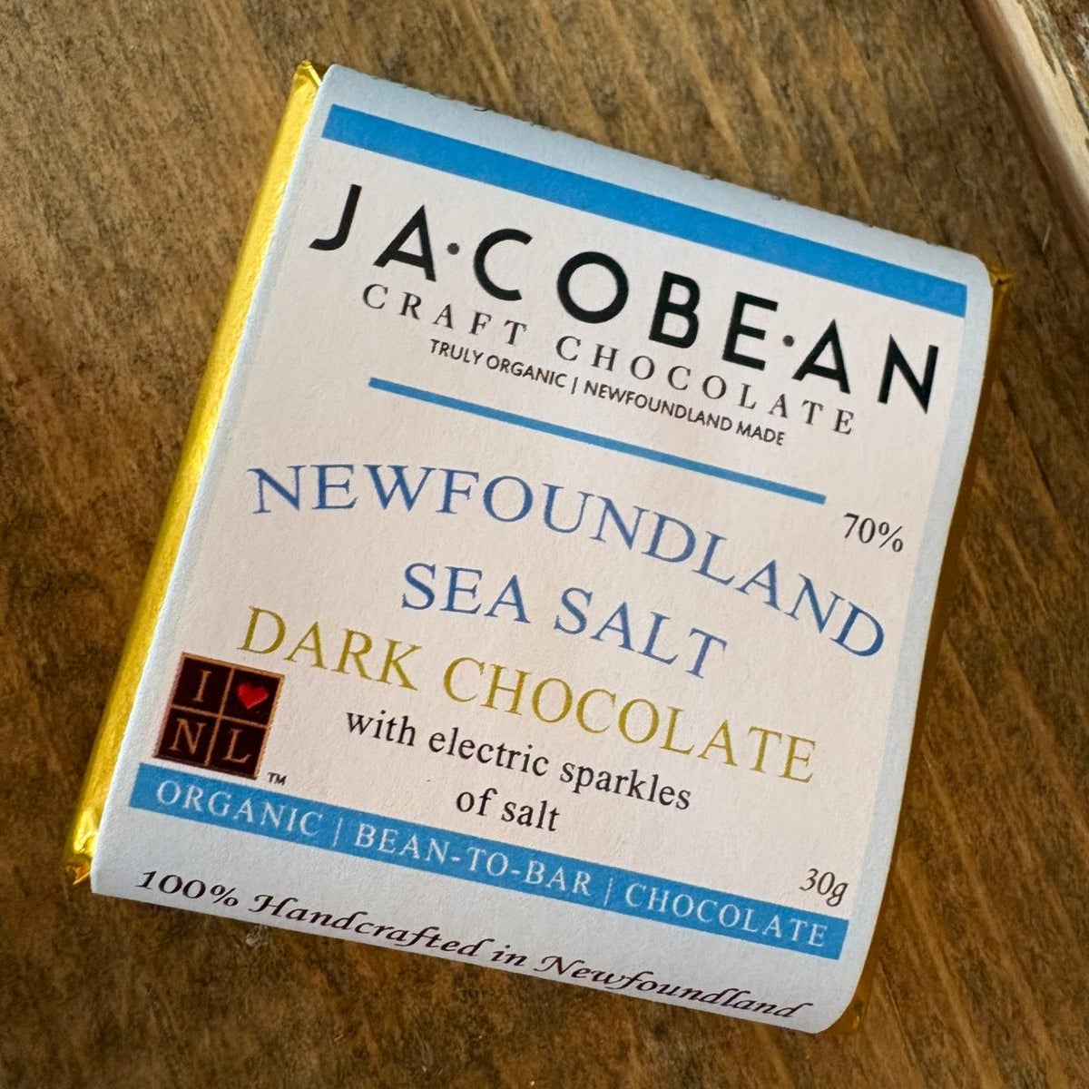 Newfoundland Sea Salt mini chocolate bar 35 g