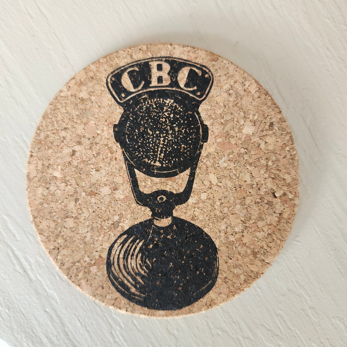 CBC Microphone coaster