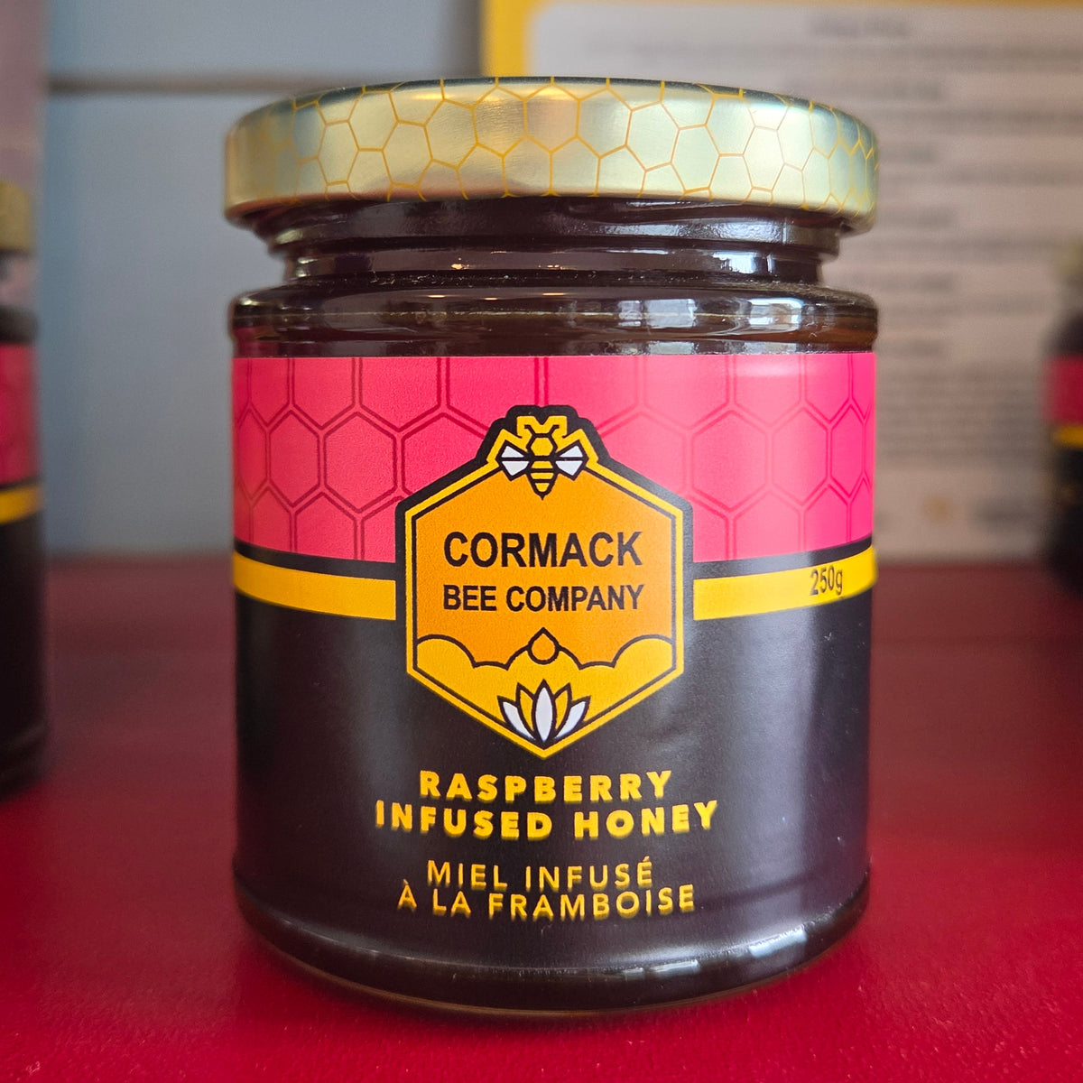 Raspberry Infused Honey 250 g