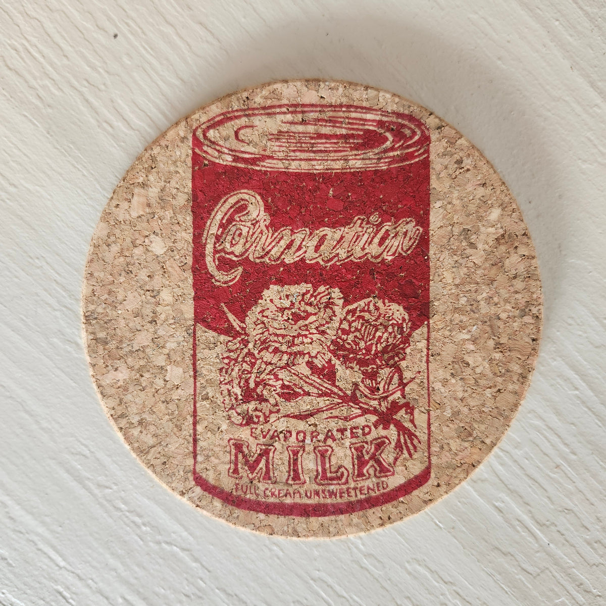 Carnation Milk coaster