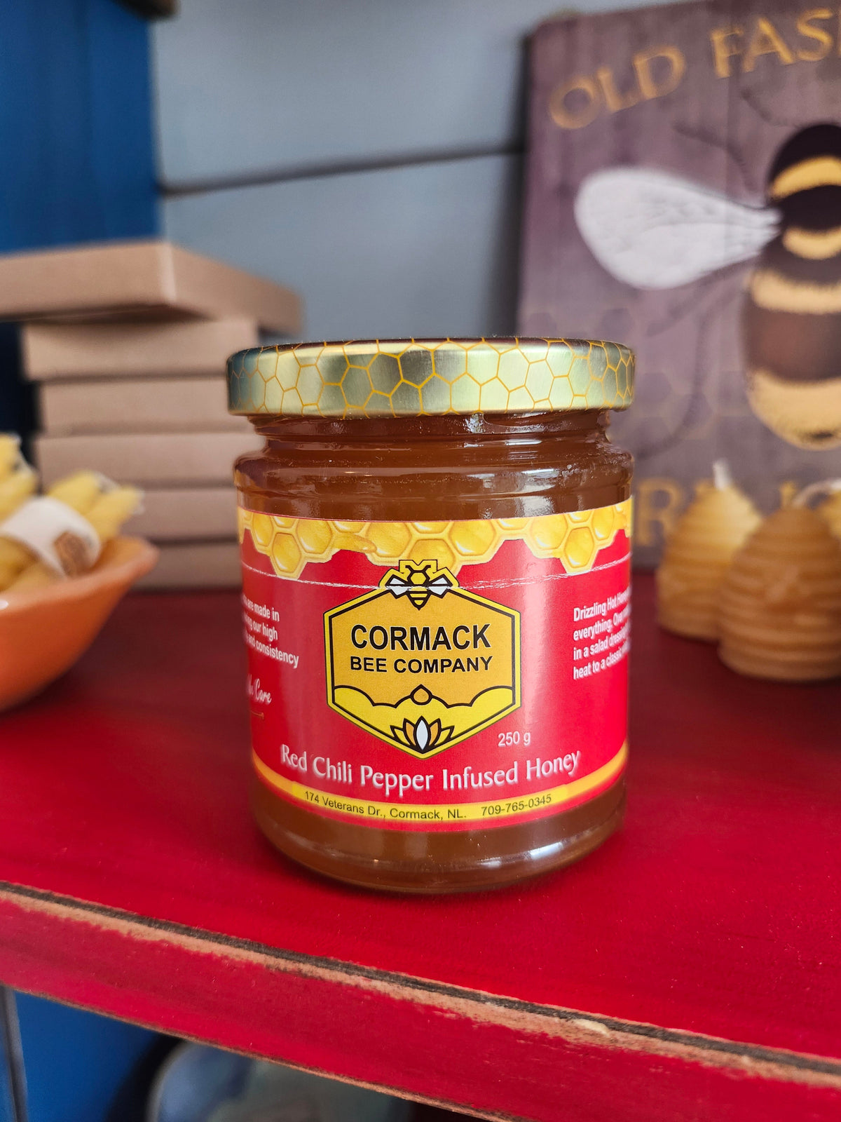 Red Chili Pepper Infused Honey