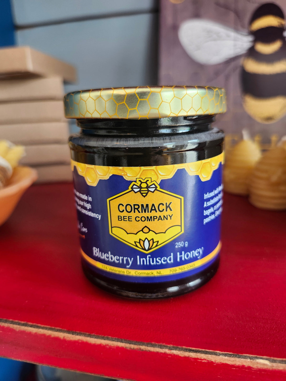Blueberry Infused Honey