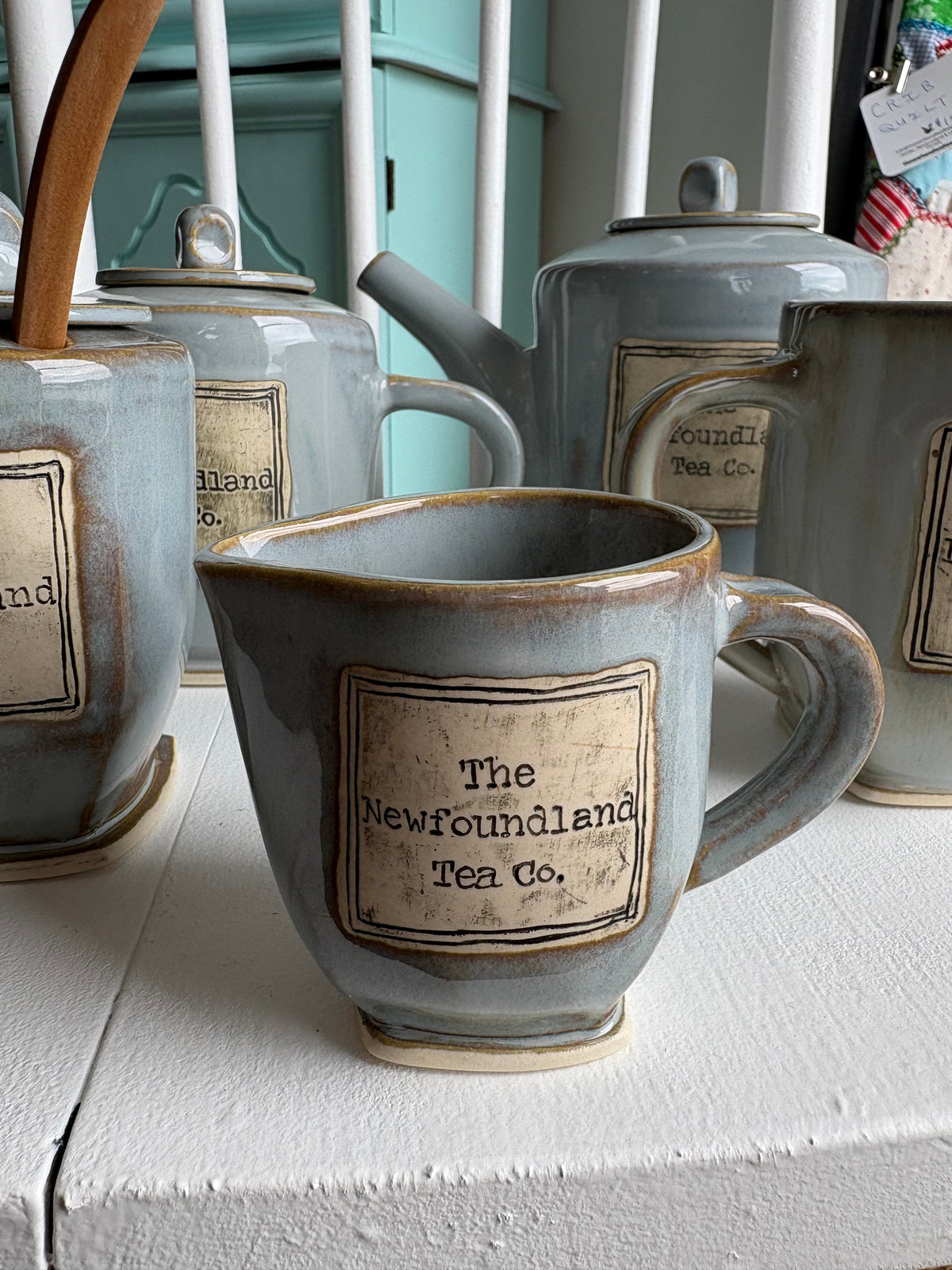 Grey Foggy Day pottery creamer